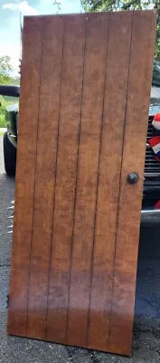 Vintage Mid Century Modern Heavy Front Entry House Door MCM 80x32  Salvage • $199.99