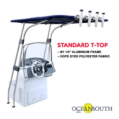 Oceansouth Standard T-Top - Ø1 1/4” ALUMINIUM FRAME • $290.19