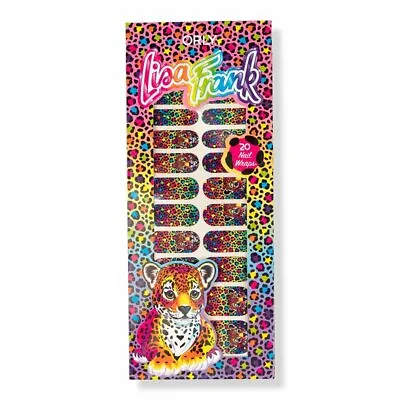 Orly X Lisa Frank 20 Nail Wraps ~ Hunter Leopard ~  Limited Edition Manicure 80s • $16.49