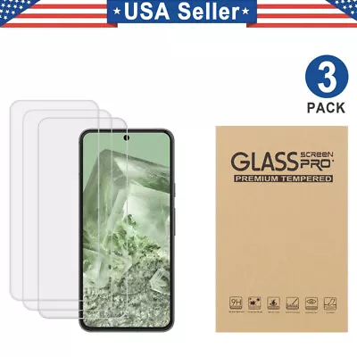 3PCS Tempered Glass Screen Protector Google Pixel XL 3 4 5 6 7 7a 8 8 Pro Fold • $3.99