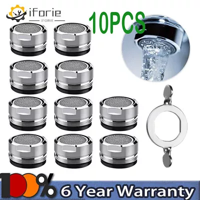 10PCS Tap Faucet Aerator M24 Kitchen Sink Aerator Replacement Parts With Gasket • £7.99