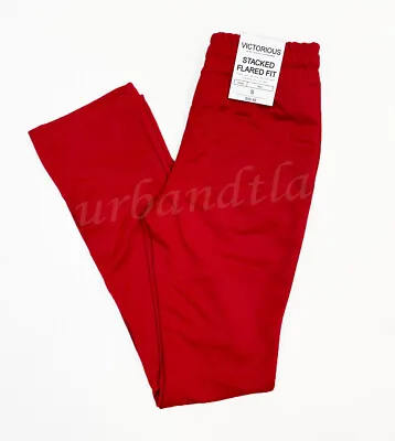 Men's Essential Solid Stacked Flared Track Pants S-3XL • $24.95