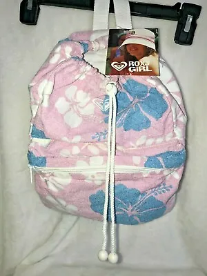 New VTG Quiksilver Roxy Girl Youth Hawaiian Flower Backpack *READ Description • £42.75