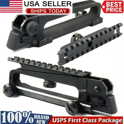 For NcSTAR MARDCH Carry Handle W/ Rear Sight Picatinny Weaver Rail Mount Black • $9.89