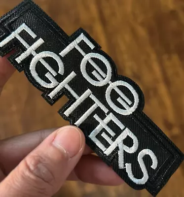 Foo Fighters Pop Rock Metal Music Band Patch Logo Iron Sew On Embroidered • $3.99