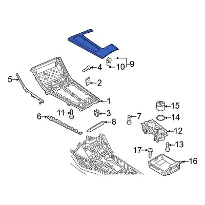 For Audi A6 Quattro 19-21 Audi Automatic Transmission Shift Cover Plate • $313.79