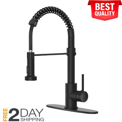 304 Stainless Steel Kitchen Faucet For Kithen Sink Outdoor RV Black Kitchen Fauc • $40.99