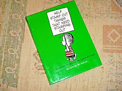 Vintage Peanuts Snoopy LINUS Hallmark Book 1975 • £6