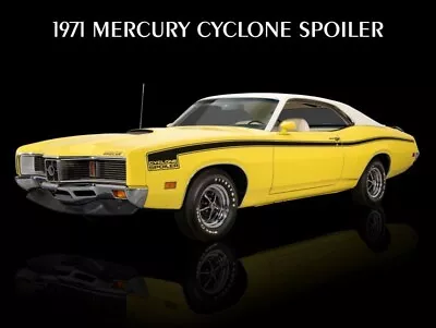 1971 Mercury Cyclone Spoiler New Metal Sign: 12x16  Large Size & Free Shipping • $33.88