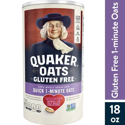 Quaker Quick 1-Minute Oats Gluten Free Select Starts 18 Oz • $9.06