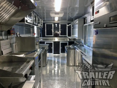 $30100 • Buy New 2023 8.5x28 V-nose Enclosed Mobile Food Truck Bbq Concession Vending Trailer