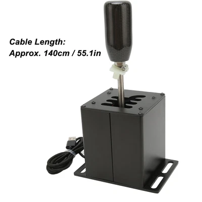 £75.20 • Buy USB Simulator Shifter 6 Plus R Racing H Shifter With Carbon Fiber Grip For L GDS