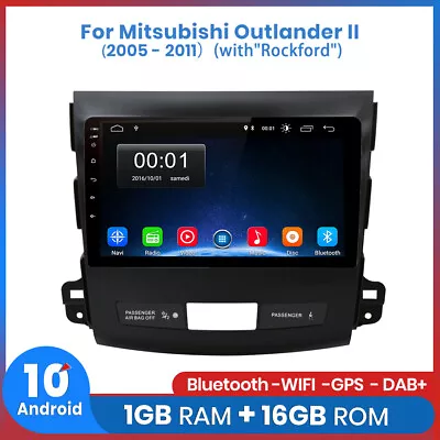 $220.99 • Buy 9  For Mitsubishi Outlander ZG ZH 2005-2011 Car Radio Sat Navigation GPS Android