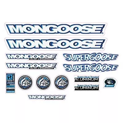 Mongoose - 1998 Supergoose For Polished Frame - Decal Set - Old School Bmx • $88