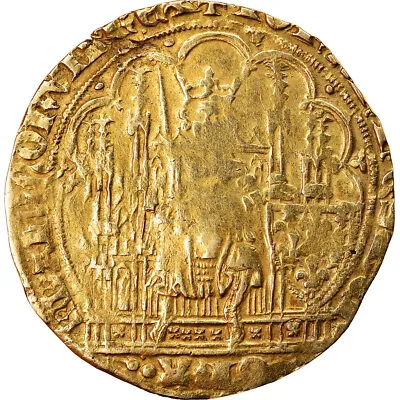 $1650 • Buy [#874630] Coin, France, Jean II Le Bon, Ecu D'or à La Chaise, Ecu D'or, VF(30-35