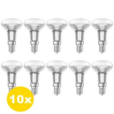 10 X R50 Spotlight Bulbs 25w SES E14 Opal Reflector Screw In Spot Light Bulbs • £9.99