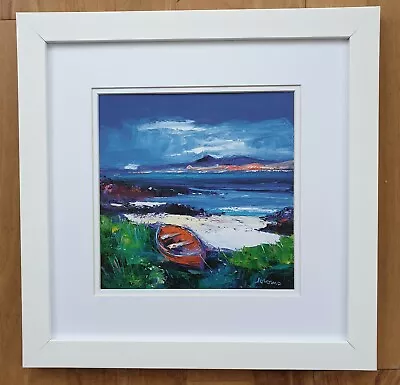 £25 • Buy John Lowrie Morrison (Jolomo) Framed Print Iona & Ben More Isle Of Mull 