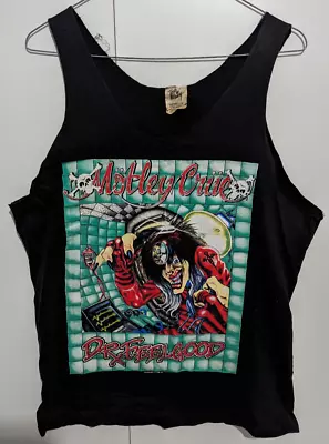 Genuine Vintage Motley Crue Dr Feelgood Singlet / Tank  1989 Top Heavy Australia • $300