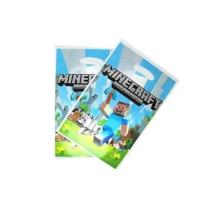 $4.49 • Buy 10PC Minecraft Loot Lolly Bag Birthday Party Bag Favour Candy Bag