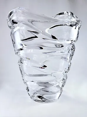 Lenox Crystal Vase Vintage 8 1/2” Ovations Tides Collection • $24.95