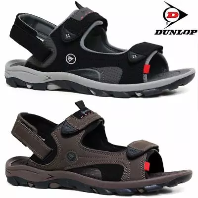 Dunlop Mens Summer Sandals Walking Hiking Trekking Sports Sandals Beach Shoes • £19.95