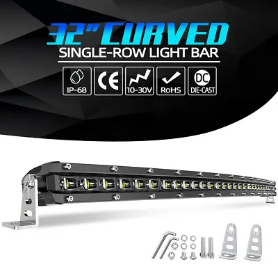 52/50/42/32/22inch Curved LED Light Bar Driving Offroad Truck SUV ATV 4WD Truck • $73.09