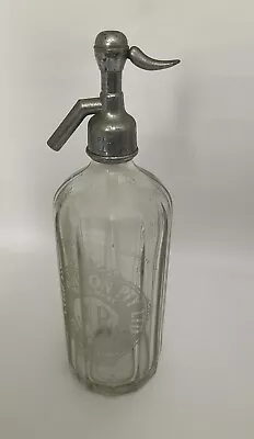 Vintage Soda Syphon Fountain Glass Bottle • $12