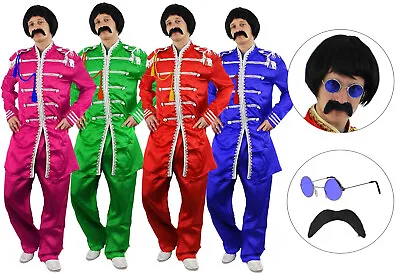 1960's Sgt Pepper Costume Add Accessories Pop Sergeant Icon Hippy Fancy Dress • £19.99