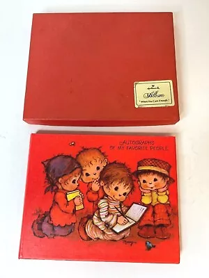 Vintage Hallmark Autograph Book - Autographs Of My Favorite People • $4.25