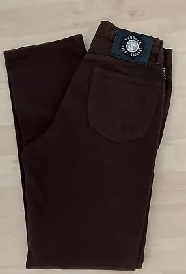 VERSACE Jean Couture Women's Vtg Brown Five Pocket 27  Straight Leg Pant • $45