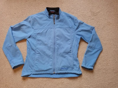 £14.99 • Buy Marmot Ladies Womens Blue Softshell Lightweight Full Zip Jacket Coat UK Large 