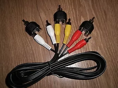 £8.95 • Buy RCA AV Phono Fono Cable Lead Cord+3 Splitters 4 Dazzle DVC 100,DVC100 Capture Ca