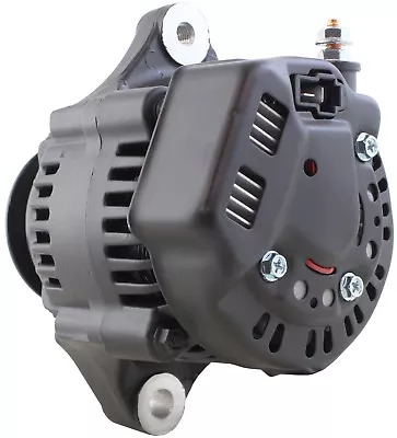 New Mini Alternator Fits Denso Hot Rod Race Car Black 70 Amp One Wire Street Rod • $107.95