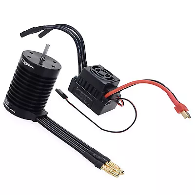 For 1/10 RC Car F540 4370KV Waterproof Brushless Motor With 60A ESC Combo Set • $70.98