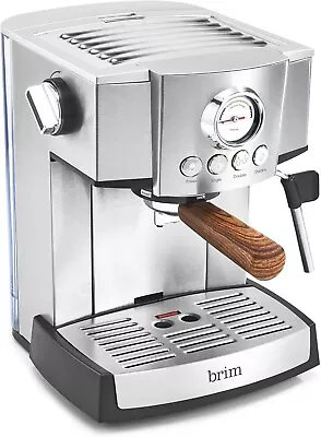 Brim 15 Bar Espresso Machine Cappuccino Americano Latte Maker - Open Box • $169.99