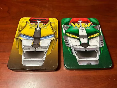 Voltron Collection (Two: Yellow Lion) And Three:Green Lion)DVDs Tin Metal Cases • $30
