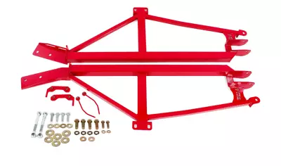 BMR Suspension Subframe Connectors Bolt-on 4-point For 93-02 Camaro/Firebird Red • $609.95