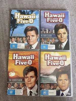 Classic Hawaii Five-O DVD Set Season 2-5 Region 4 Good Condition Rare • $65