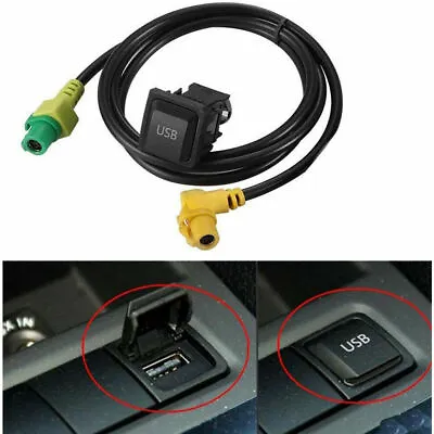 NEWLY AUX USB Switch Cable Fit For RCD510 RCD310 VW Golf GTI/R MK5 Jetta BEST • $12.59