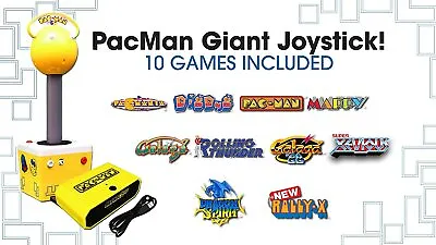 Arcade1Up Pac-Man Giant Joystick W/10 Games Brand NEW • $139.99