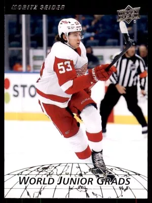 2022-23 UD Series 2 World Junior Grads #WG-22 Moritz Seider - Detroit Red Wings • $1.99