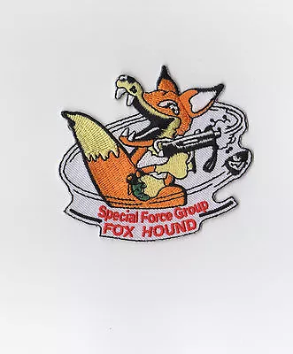 Foxhound Iron On Patch Retro Version From Metal Gear 2 For Cosplay Costumes • $8.99