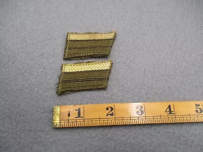 Vintage Military Rank Patches Shoulder Board Straps Unknown Country D7. • $7.60