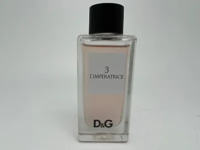 D & G 3 L'IMPERATRICE By DOLCE & GABBANA 0.67 FL Oz / 20 ML EDT  Pour No Box • $24.99
