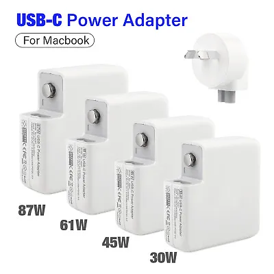 30W 45W 61W 87W AC Power Charger Type C USB C PD Adapter For MacBook Pro IPhone • $11.58