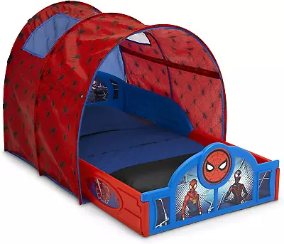 Toddler Plastic Sleep Bed And Play Canopy Tent Spider-Man For Little Boys Girls • $112.03