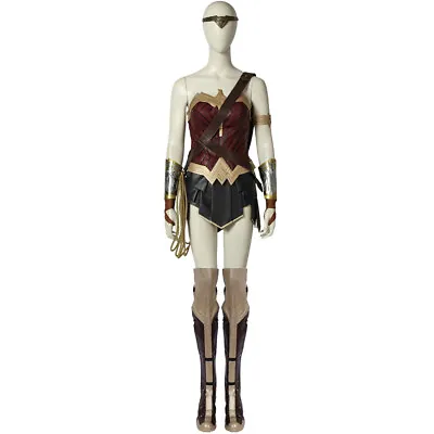 $179 • Buy Wonder Woman Cosplay Costume Halloween Classic Outfit With Skirt Baldric