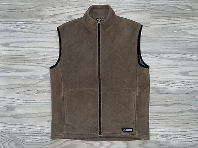 REI Brown Fleece Sleeveless Full Zip Vest Men’s Size (L) Outdoor Gear Nature • $24.99