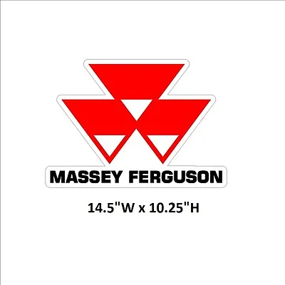 Massey Ferguson X-Large Sticker Decal Tractor IMCA NHRA USRA • $10.99
