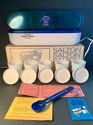 Vintage Salton Cosmopolitan  Thermostat Controlled Yogurt Maker YM-4 • $21.99